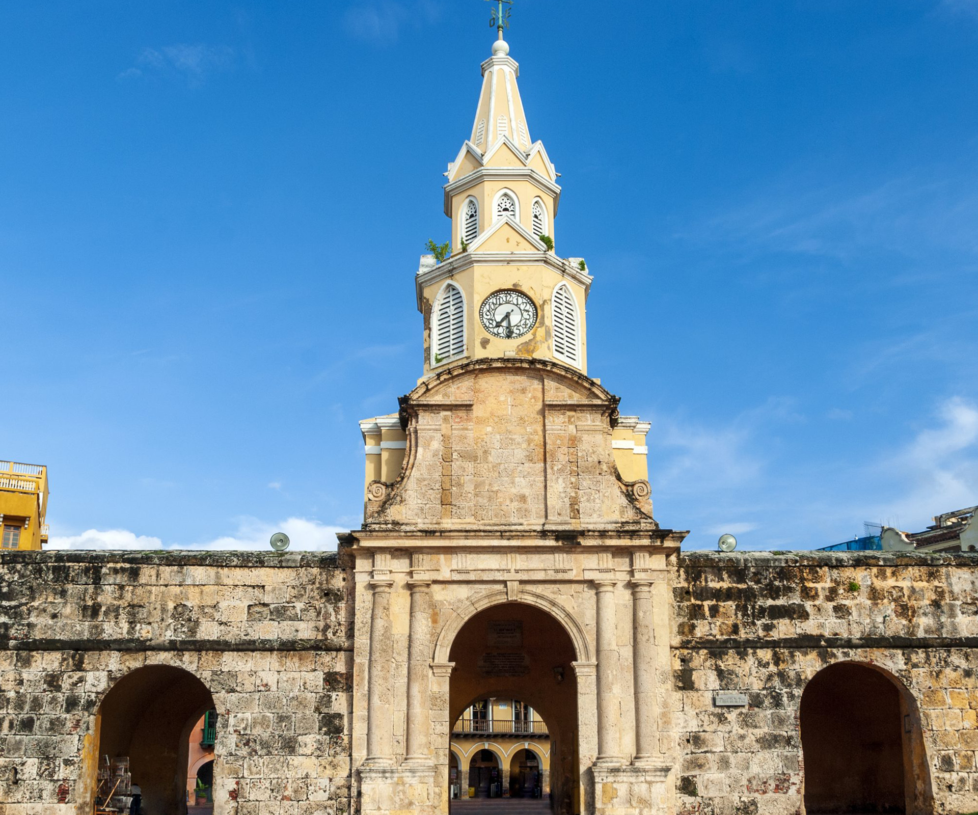 Torre del Reloj de Cartagena, obra de Luis Felipe Jaspe